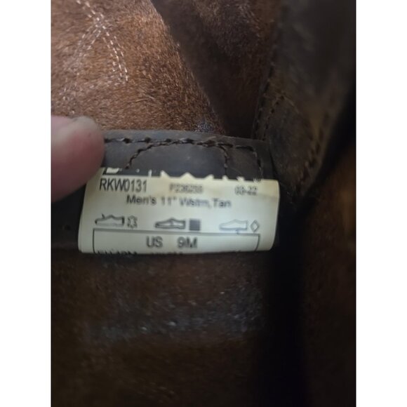 Rocky Men's Original Ride Square Toe Western Boot-RKW0131 Soft To Brown Size 9M - Picture 6 of 7